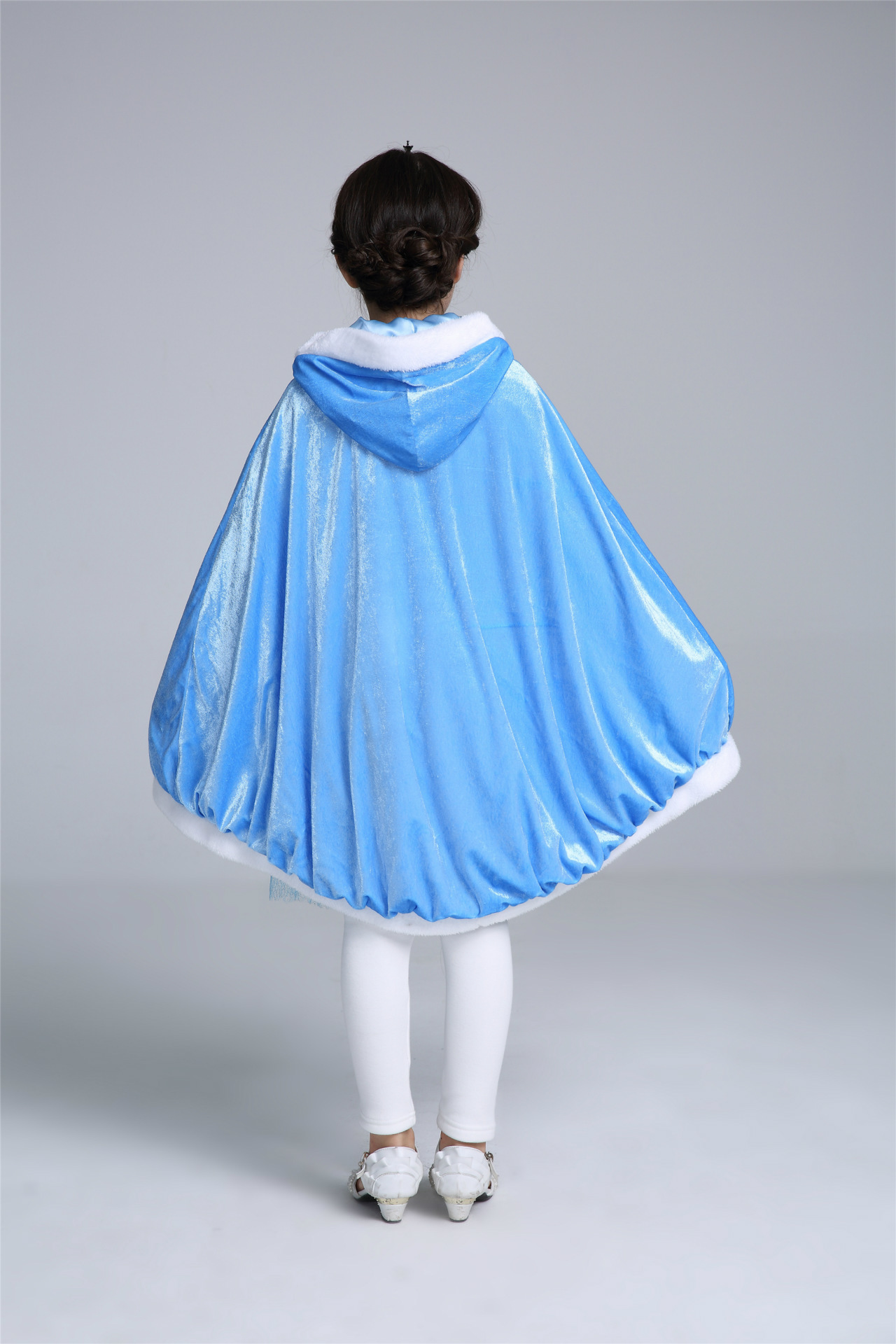 F68134 girl cape  girls shawl wool